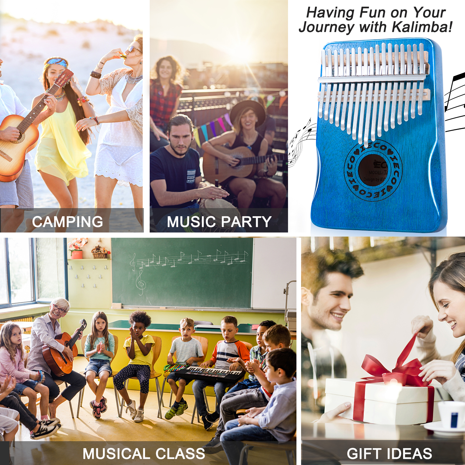 Kalimba Thumb Piano 17 Keys - 副本