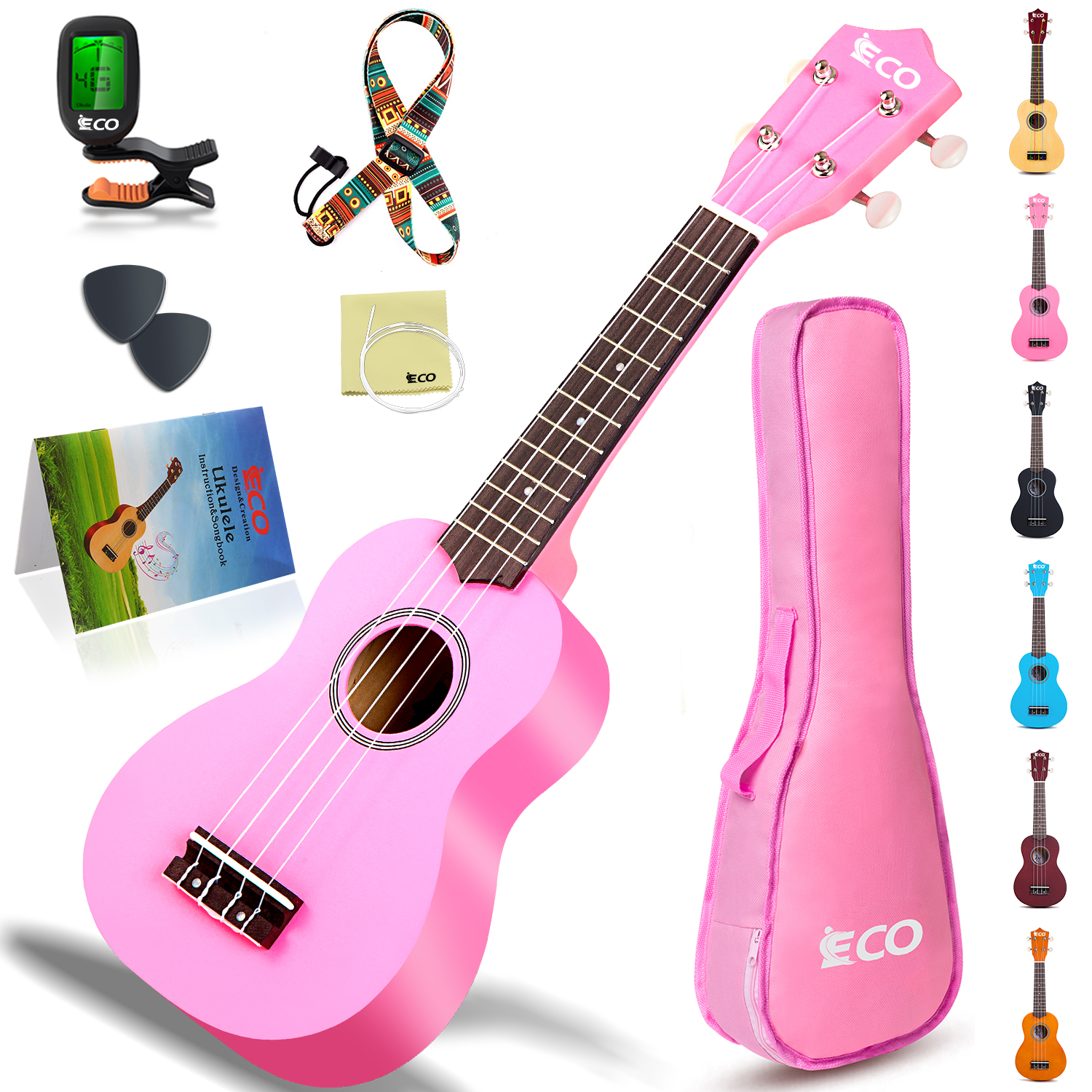 iECO Soprano Ukulele Beginner Kit - 副本
