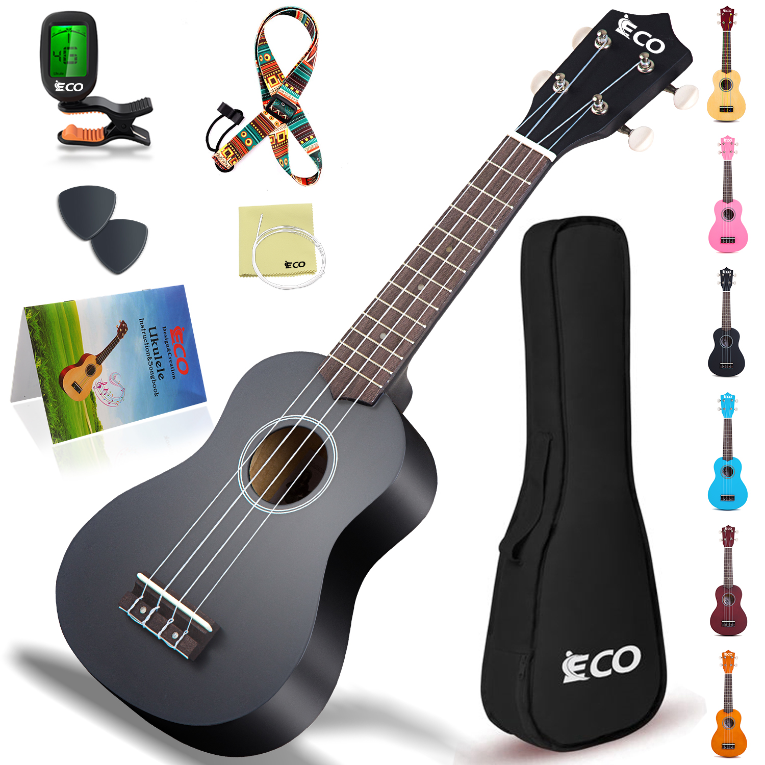 iECO Soprano Ukulele Beginner Kit - 副本