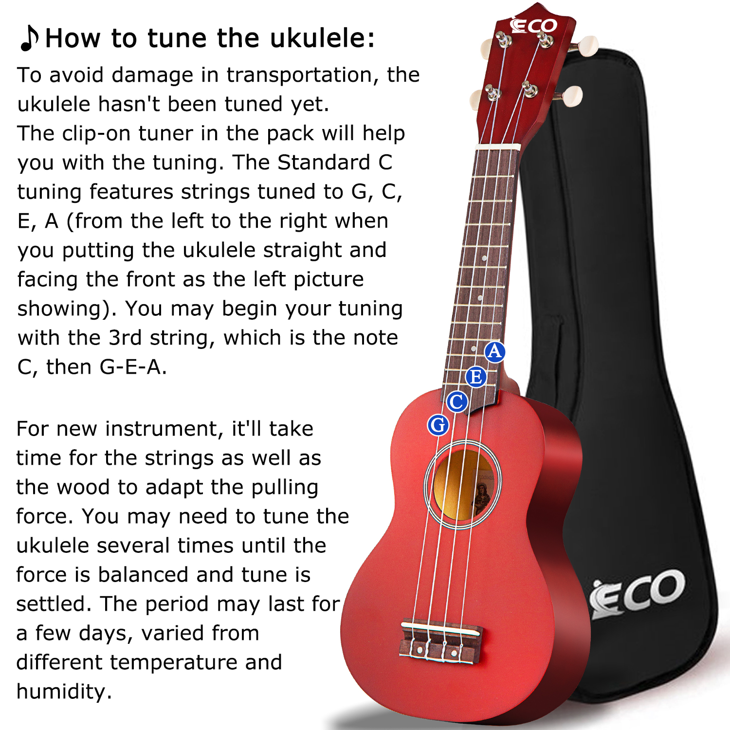 iECO Soprano Ukulele Beginner Kit - 副本