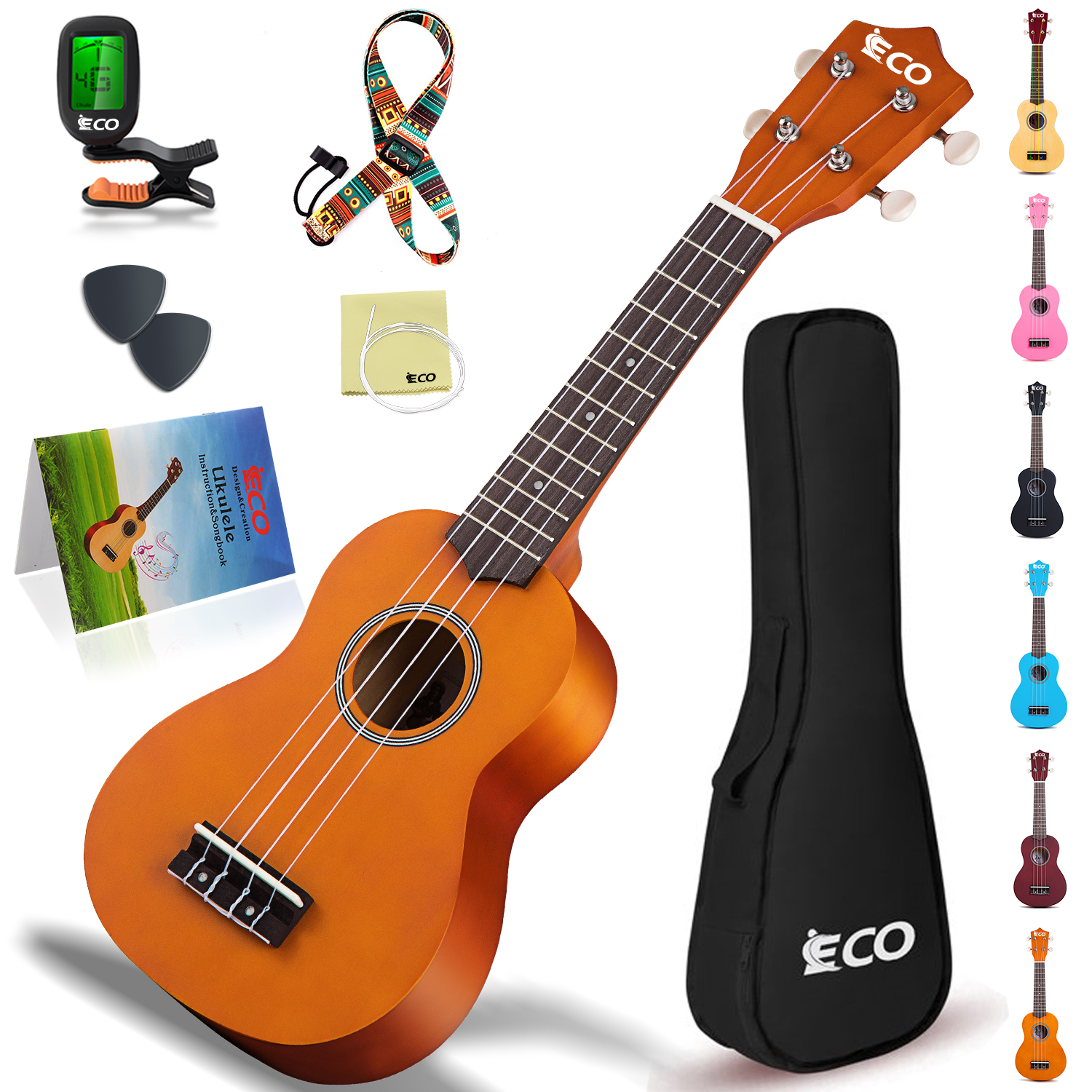 iECO Soprano Ukulele Beginner Kit - 副本
