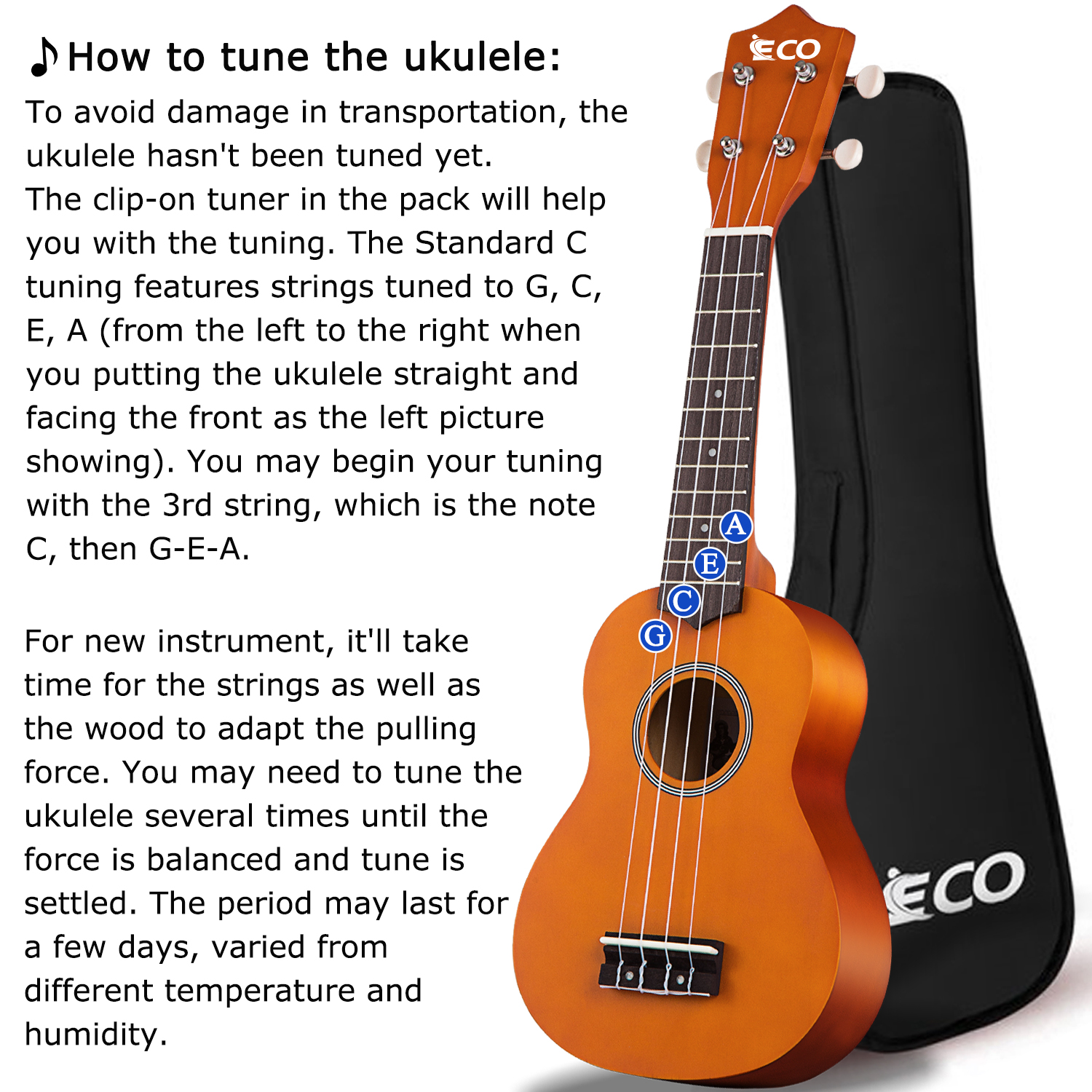 iECO Soprano Ukulele Beginner Kit - 副本