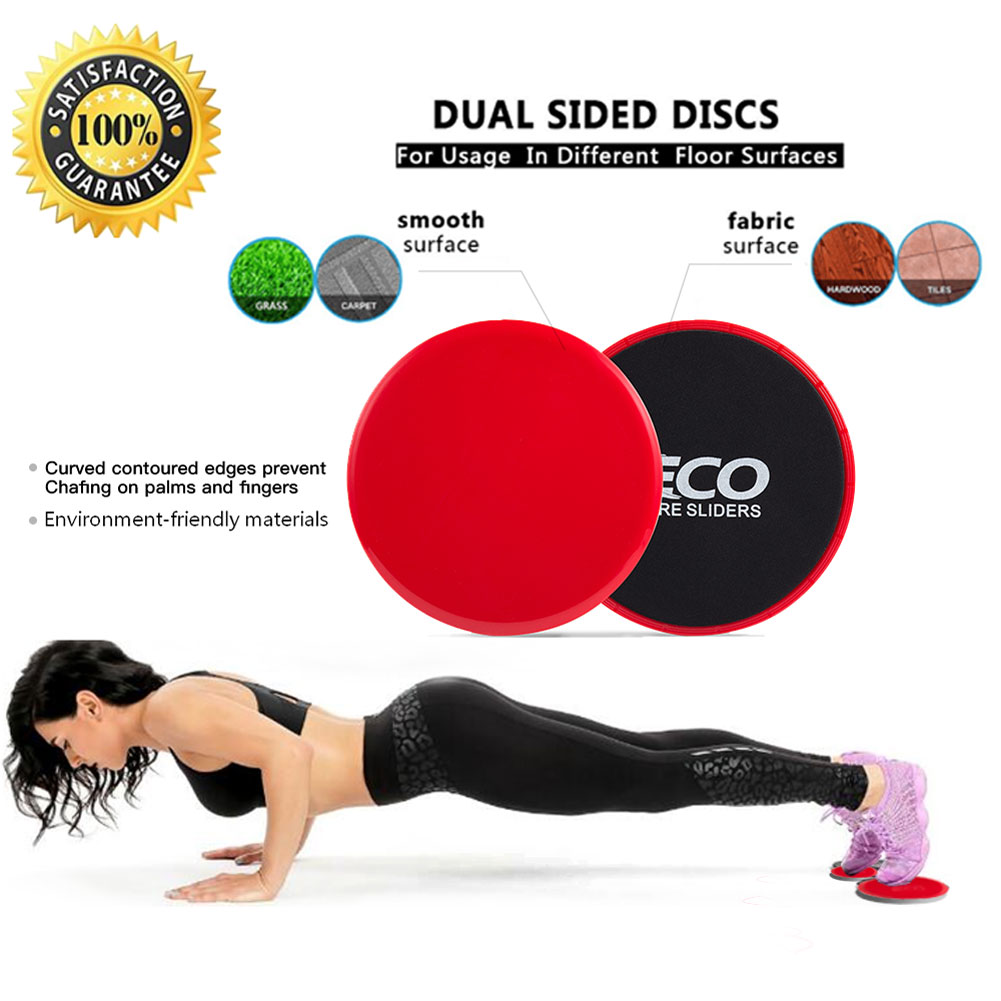 Resistance Loop Exercise Bands (5), Dual Sided Exercise Core Sliders (2)