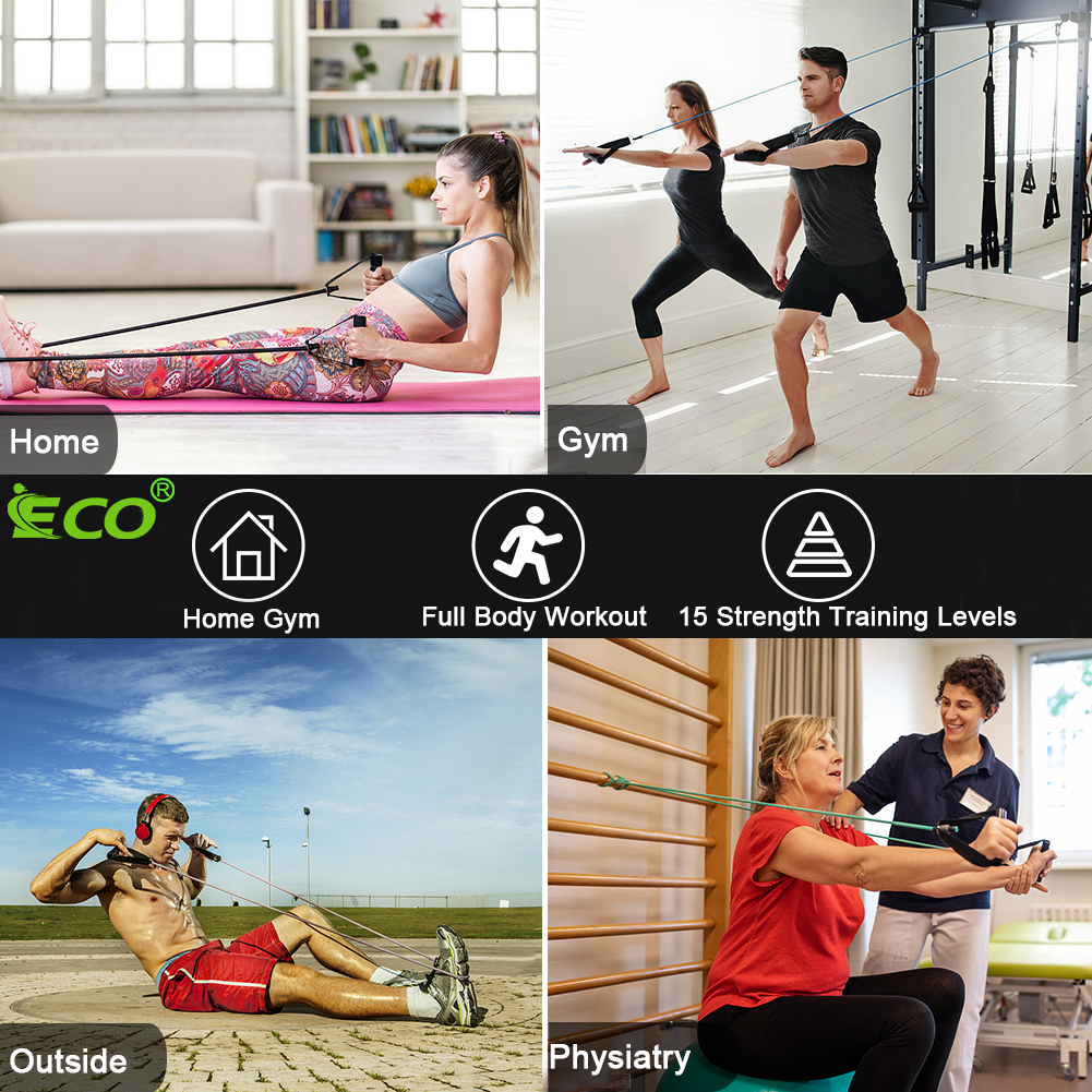 11 Pcs Resistance Bands Set