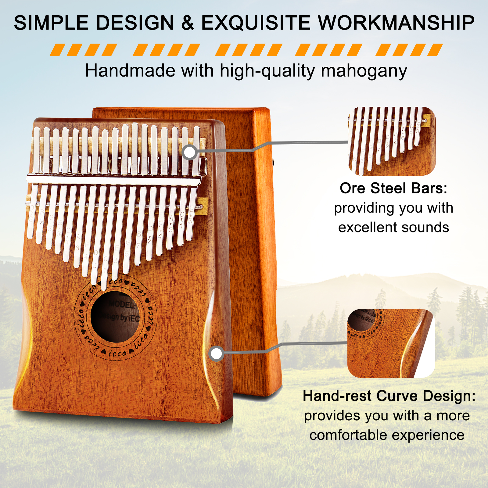 iECO Kalimba 17 Keys